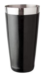 SAYLANI ENTERPRISES Bar Shaker Cocktail Shaker Stainless Steel Shaker White And Black Vinyl Coating 28 Oz