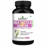 Nutrazee Milk Thistle Extract (80% Silymarin) with Dandelion Vegan 60 Capsules