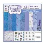 Little Birdie Multicolor Paper Purple Passion 24 Sheets (Pack Of 24)