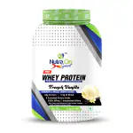 Nutra On Sport Pro Whey Protein | 24g Protein Per Serving | With Added Digestive Enzymes | 5.5g BCAA | Best For Muscle Growth - French Vanilla - 2 kg (57 Servings)