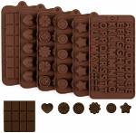 TruVeli See Inside Silicone Chocolate Mould 50  (Pack of 6)