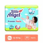 Little Angel Premier Baby Diaper Pants, X-Large - 20 Count