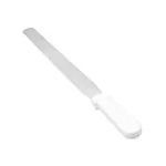 Sakoraware Straight Stainless Steel Cake Palette Knife Icing Spatula with White Handle Variety Set