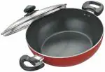 Judge by Prestige Deluxe Kadai 24 cm diameter with Lid 2.4 L capacity (Aluminium|Non-stick|Induction Bottom)