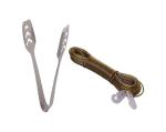 First Front Stainless Steel Momo Tong with 10 Mtr PVC Rope and Multicolour, Pack of 2