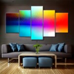Love Creation A4 Size poster print for creative wall art- rainbow-mirage-wall-art-6980( Sticker)