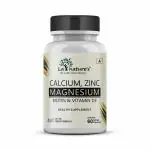LA NATURE'S WE CARE YOUR HEALTH Calcium Magnesium Zinc with Biotin & Vitamin D3 - Calcium Citrate 500 mg and Vitamin D3 400 IU - Bone Hair Nail Skin Health and Immunity Boost - Men & Women - 120 Softgel Capsules