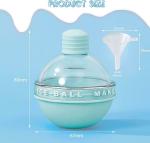 WOGG Ice Cube Moulds Silicone Ice Ball Maker Leak Proof Large Ice Cube Moulds Easy Release Ice Ball Mould for Whiskey,Cocktails,Coffee,Juice and Water