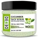 DENED Cucumber Face Scrub For Exfoliating and Moisturizing, Revitalizing And Blackhead Removel