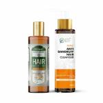 Fytika Lush Locks Hair Oil + Anti Dandruff Hair Cleanser - Combo Pack