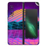 GADGETSWRAP Printed Vinyl Skin Sticker for Samsung Galaxy Fold - vaporwave