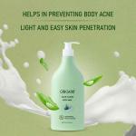 GOCARE KAILASH COOLING OIL Aloe Glow Body Milk, 500ml - 24H Moisturization - Summer Body Lotion for Men & Women - Moisturizer for All Skin - Infused with Aloe Vera & Cocoa Butter - Suitable for All Skin Type