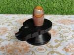 SHIVAM VASTU KALA SHIVLING ART Mahakal Tilak Narmadeshwar Shivling Tilakdhari Narmada Shivaling Shiva Lingam Tilak Narmada Lingam Banalingam Unique Shivling for Home Tantrik Tilak Shiva Lingam ( 3 INCH Lingam & 6 INCH Base)