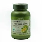 GNC Herbal Plus Garcinia Cambogia | Aids in Weight Loss | Controls Hunger Pangs | Helps Reduce Bad Fats | Improves Serotonin Level | Formulated in USA | 500mg Per Serving | 60 Capsules