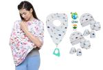 Feather Hug Moutain Cotton Nursing Covers for Mothers