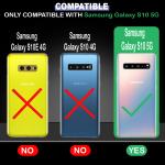 Casotec Shockproof Back Cover Case for Samsung Galaxy S10 5G | 360 Degree Protection | Protective Design | Anti-Scratch Tough Slim TPU Case for Samsung Galaxy S10 5G (Black)