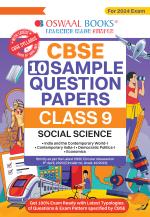 Oswaal CBSE Sample Question Papers Class 9 Social Science Book (For 2024 Exam) | 2023-24_oswaal books