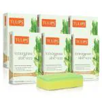 TULIPS Handmade Bathing Bar Soap Lemongrass & Aloe vera (125 x 6 pack)