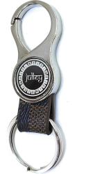 Jdp Novelty Brown Metal Julley Logo Round Keychain