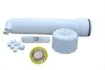 Bioway Double O Ring RO Membrane Housing for Any 75/80/100/150 GPD RO Membrane with 1/4 Elbow + Taplon Tap and FR450 Solid Filter Cartridge