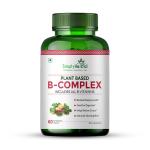 Simply Herbal Plant Based Vitamin B Complex Capsules With 100% RDA B1, B2, B3, B5, B6, B7, B9 & B12 | Supports Healthy Blood Cells, Metabolism & Improve Body Energy Level, 60 Capsules