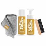 ROYAL CARE PROFESSIONAL FOAM CLEANER 100 ML + SHOE DEODRIZER WITH DISINFECTANT SPRAY 100 ML + 1 BRUSH + 1 MICROFIBER CLOTH | Works on Leather, Whites, Nubuck, Golf Shoes, Basketball Shoes, Boots, Sandals