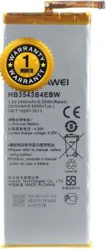 Mobcrown Orignal Hb3543B4Ebw Battery For Huawei Ascend P7 2500Mah With 1 Months Warranty