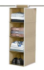 Kuber Industries 4 Shelf Closet Hanging Organizer