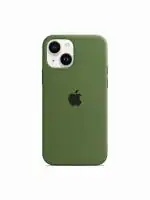 TREEMODA Silicone Triple Layer Protection iPhone 14 Back Case. (Olive Green)