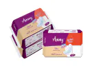 Ammy Maxi XXL Sanitary Napkins with Wings | Super Absorbent Core | 45 Sanitary Pads 3 Packs of 15Pcs Each (45 Napkins)