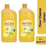 InClin Disinfectant Surface & Floor Cleaner Liquid (Lemon-2 Litre)| Suitable for All Floor Cleaner Mops |(Pack of 2*1L Each Pack)