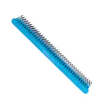 Scarlet Line Professional Three Row Hair Comb,Tame and Tease 3 line Teeth Pattern Hair Comb For Men And Women Hair Back Coming_Sky Blue
