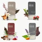 EM5 Alpha Set of 4 Solid Perfumes for Men with the Goodness of Beeswax+ Shea Butter