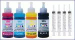 INK POINT Refill Kit Dye HP Cartridge 805, 803, 680, 678, 682, 818, 802, 901, 703 Cyan, Yellow, Magenta and Black Ink Bottle 100 ml pack of 8