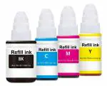 JIMIGO Ink Refill for Canon G Series GI 790 GI 890 GI 990 Compatible Canon PIXMA G1000,G1010,G1100,G2000,G2002,G2010,G2012,G2100,G3000,G3010,G3012,G3100,G4000,G4010 (Refill CN Ink - 4 Color)