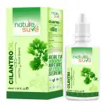 Nature Sure Cilantro Dhania Oil for Joint Pain and Muscle Spasms in Men & Women- 1 Pack (40ml)