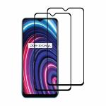 Kite Digital Realme C25Y (Black) Tempered Glass Screen Protector with Edge to Edge Coverage and Easy Installation Kit (Pack of 2)