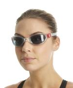 Speedo Red,Smoke Futura Plus Goggles - Free Size