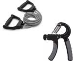 ShopiMoz Exercise Resistance Band & Hand Gripper For Men & Women Workout Resistance Tube