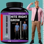 Zemaica Healthcare | Hite Right Grow | Height Medicine |Height growth meidicine | Capsule| height | Pack Of (1) | Whey Protein