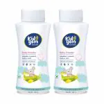 Kidogem Baby Powder, 100g - Talc Free , Natural formula with Amba Haldi & Almond Oil ( Pack of 2)