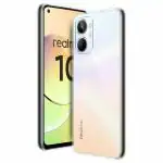 Fastship Rubber silicone Back Cover for Realme 10 4G - Transparent