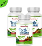 Smartdrops Teeth Whitening Charcoal Powder, 240 G For Men, Women (Pack Of 3)