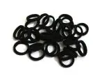 Kalaneet 60pcs Black Hair Rubber Band to Tie Hair and Pony