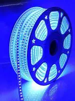 OTS LIGHTS 5 Meter Waterproof Led Rope / Neon Light in Blue Colour, Flexible Led Light for Indoor/Outdoor Cove / False Ceiling Strip Light with Direct Plug-in Adapter