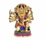 Idol Collections Multicolor Brass Panchmukhi Hanuman Anjaneya Pavan Putra Bajrangbali Idol Murti In, 9 Inch