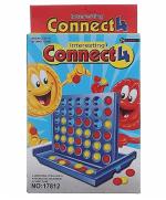 Connect 4 in A Row Game, Connect Game Portable Four Up Board Games for Kids and Adults Board Game Party & Fun Games Board(Pack of 1)