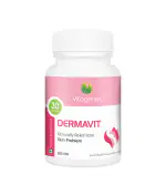 VitaGreen DERMAVIT Capsules For Skin Care, Pure Natural & Ayurvedic (500 MG, 30 Capsules)