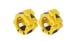 Protoner Fitness Olympic Rod Lock Barbell Clamp Collar Quick Release Pair of Locking Weight Clips