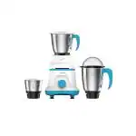 V-Guard AG 754 750 Watt Juicer Mixer Grinder, Blue & Black / 4 Jars (3 Stainless Steel Jars + 1 Juicer Jar) / Shock-Proof ABS Body/Stable Anti-Skid Base/Overload Protection
